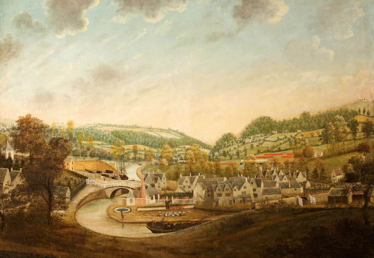 Wallbridge, Gloucestershire, c.1790 de English School