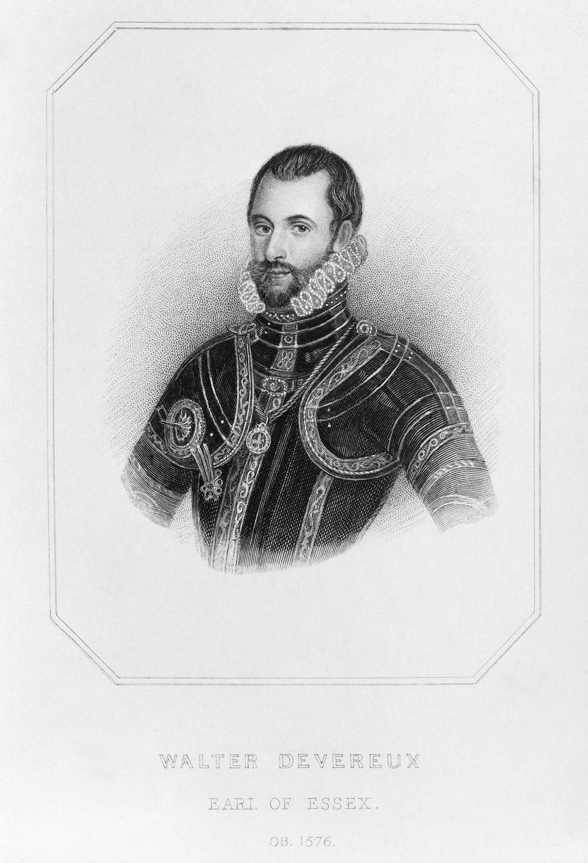 Walter Devereux (1541-76) 1º Conde de Essex, 2º Visconde de Hereford de English School