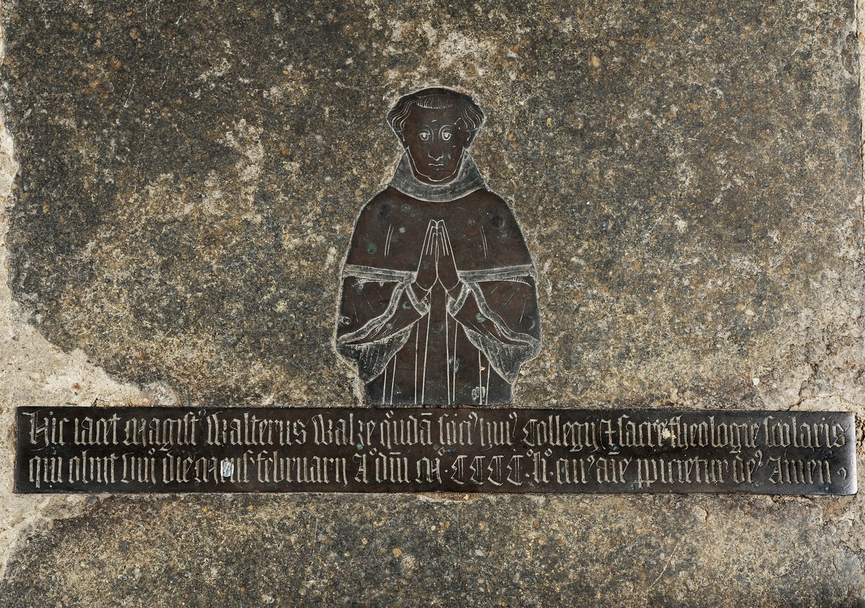 Walter Wake, c.1451-52 (latão) de English School