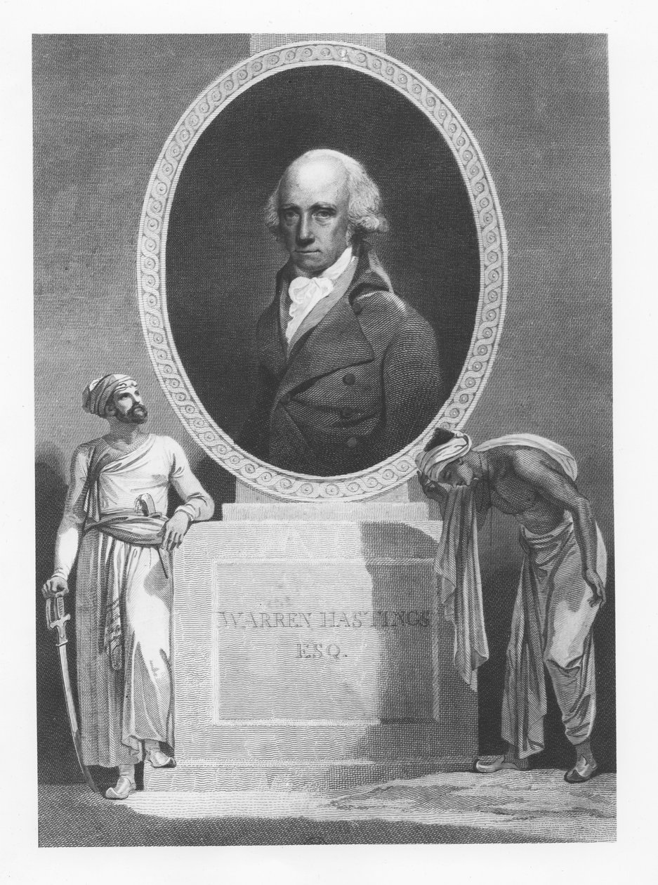Warren Hastings (gravura) de English School