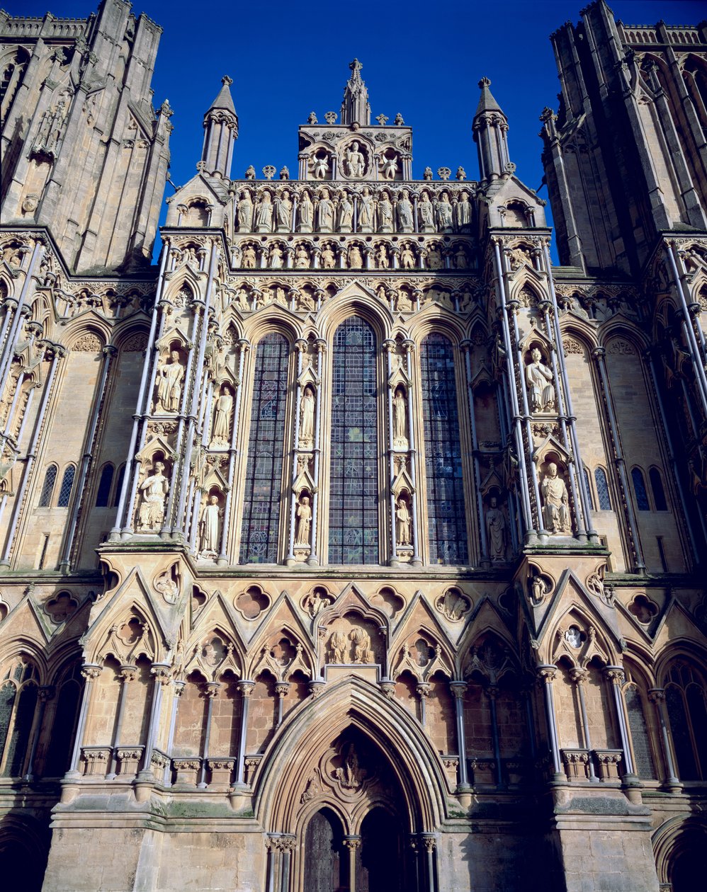 Fachada oeste, c.1225-50 (detalhe) de English School