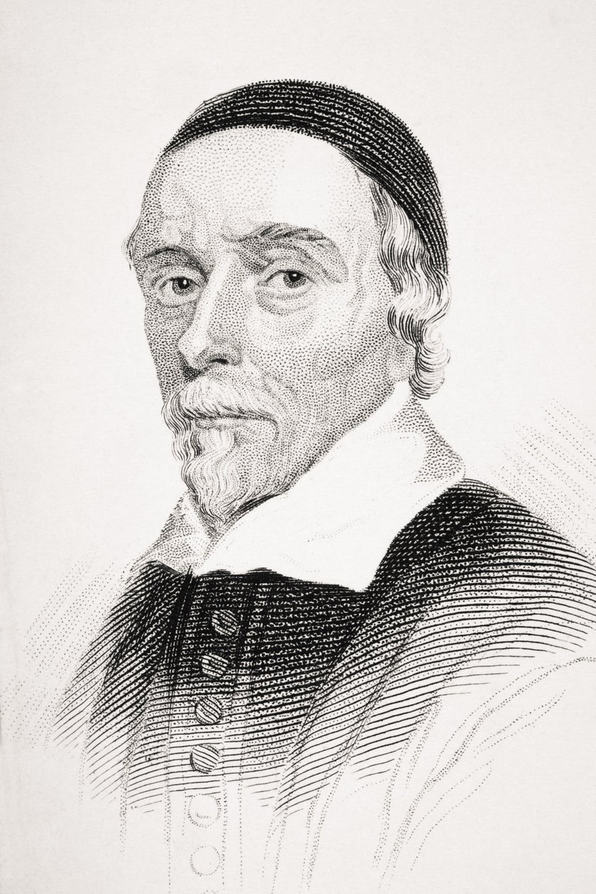 William Harvey, ilustração de "Old England&39;s Worthies" de Lord Brougham, publicado em 1880 de English School