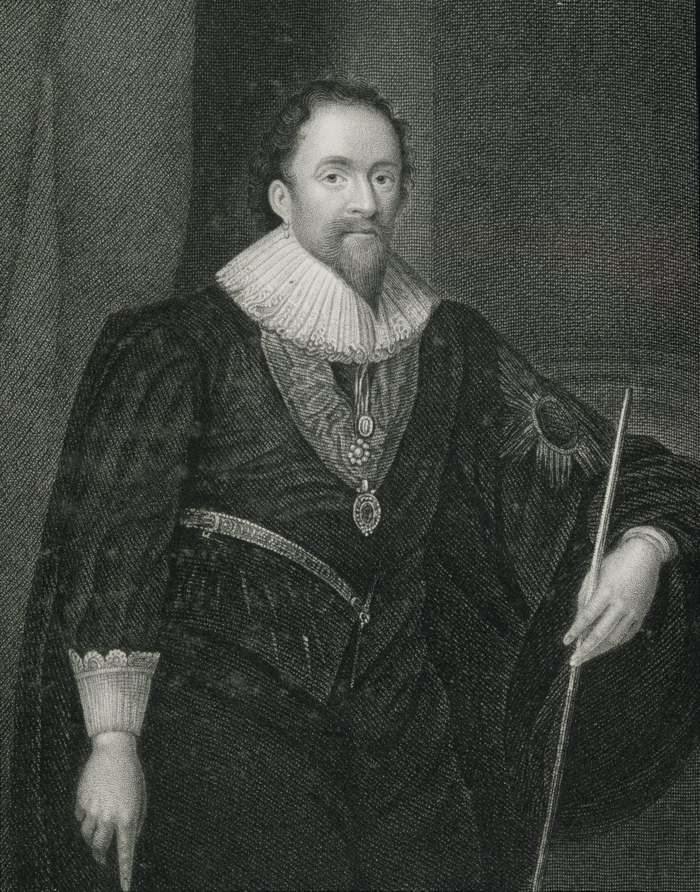 William Herbert (1580-1630), de &39;British&39;s Portraits&39;, 1823 (gravura) de English School