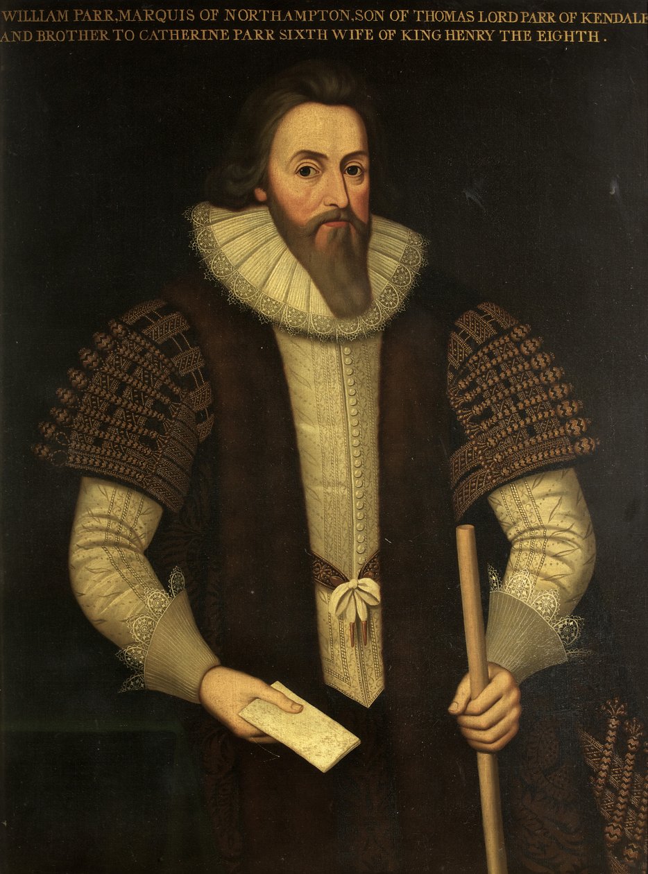 William Parr, Marquês de Northampton (óleo sobre tela) de English School