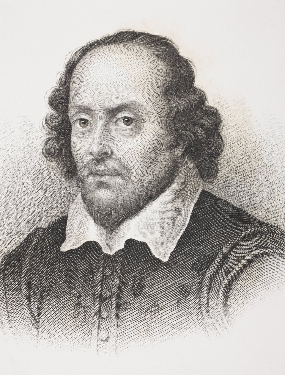 William Shakespeare, da &39;Galeria de Retratos Históricos&39;, publicado em 1880 de English School