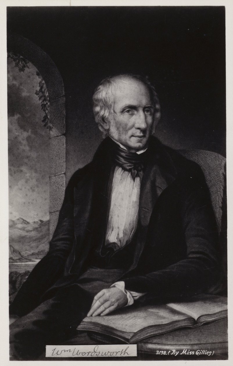 William Wordsworth (1770-1850), poeta inglês (litografia) de English School
