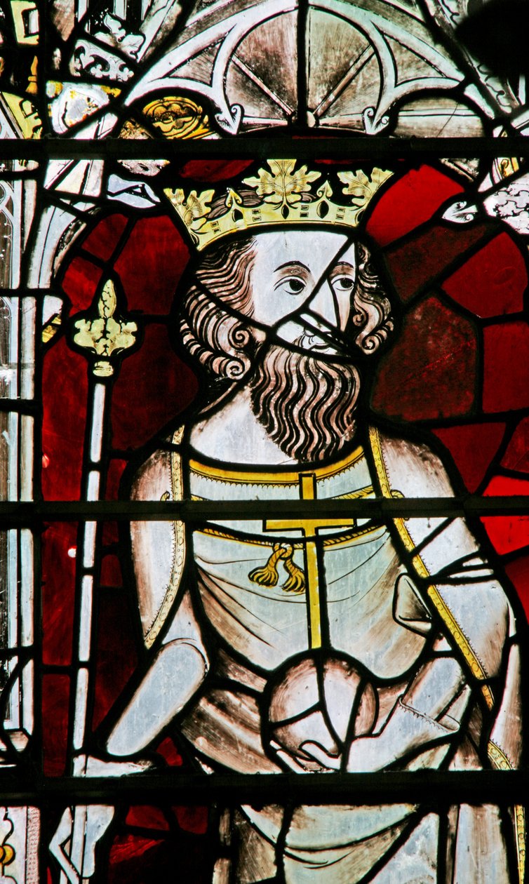 Janela retratando Edward II de English School