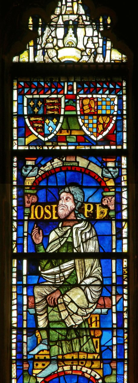 Janela representando uma figura genealógica: Joseph de English School