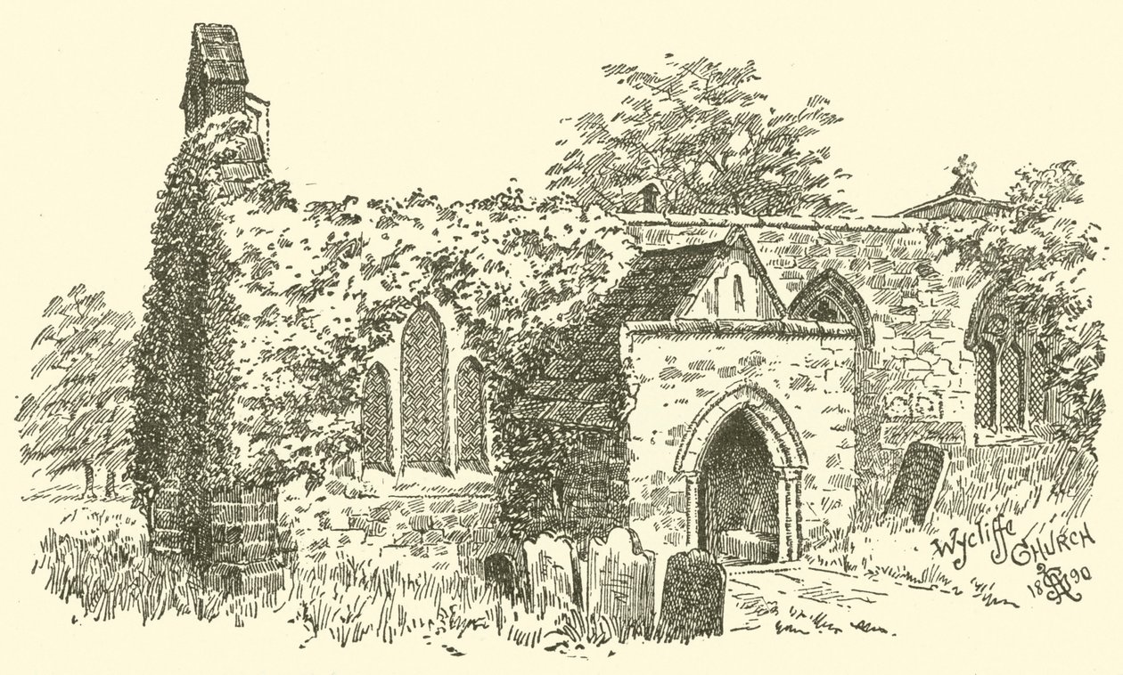 Igreja de Wycliffe (gravura) de English School