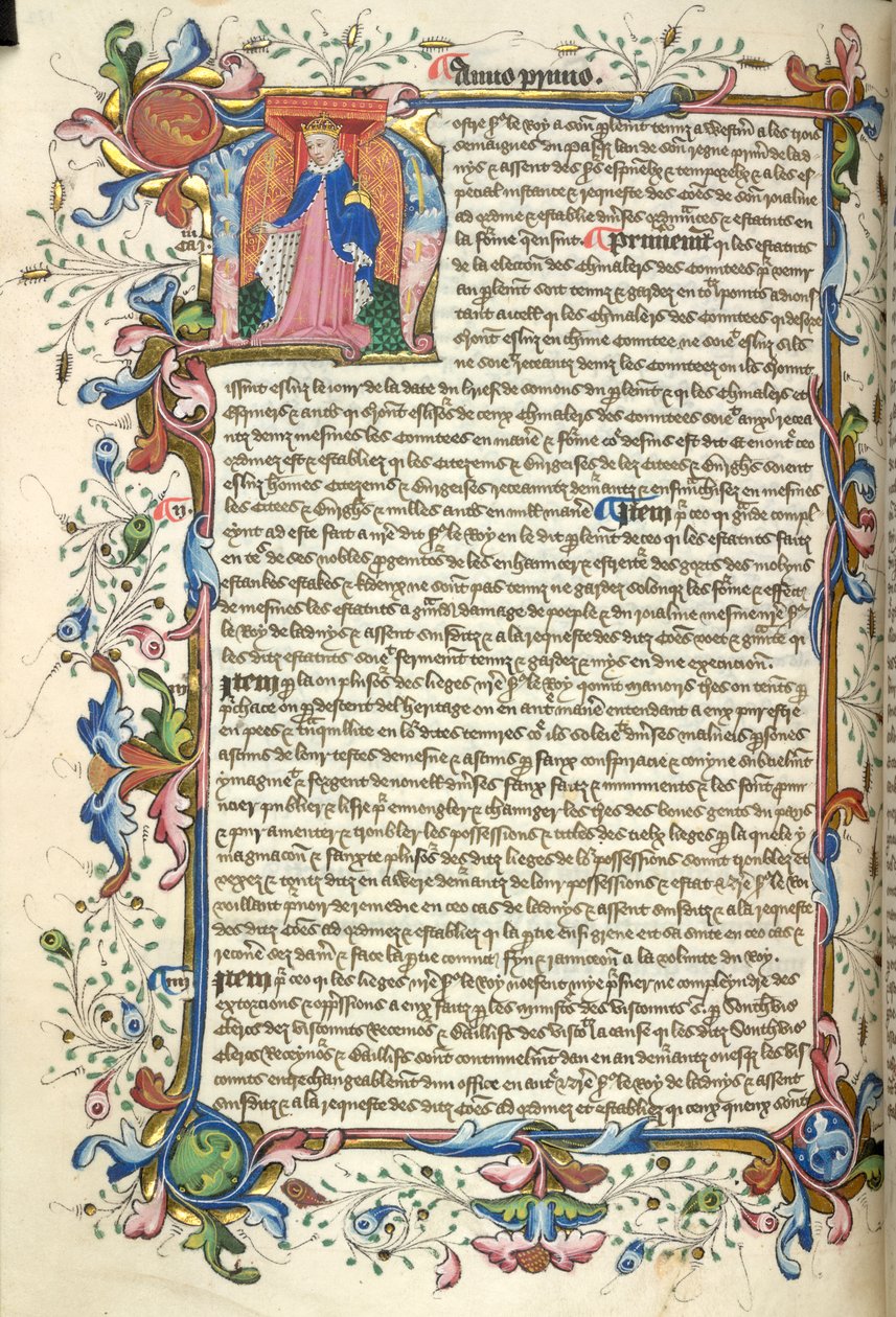 Yates Thompson 48, f.172v Historiated 