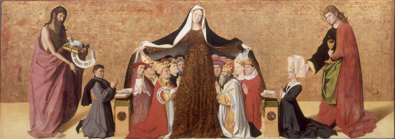 Guardião Madonna da família Cadard de Enguerrand Quarton