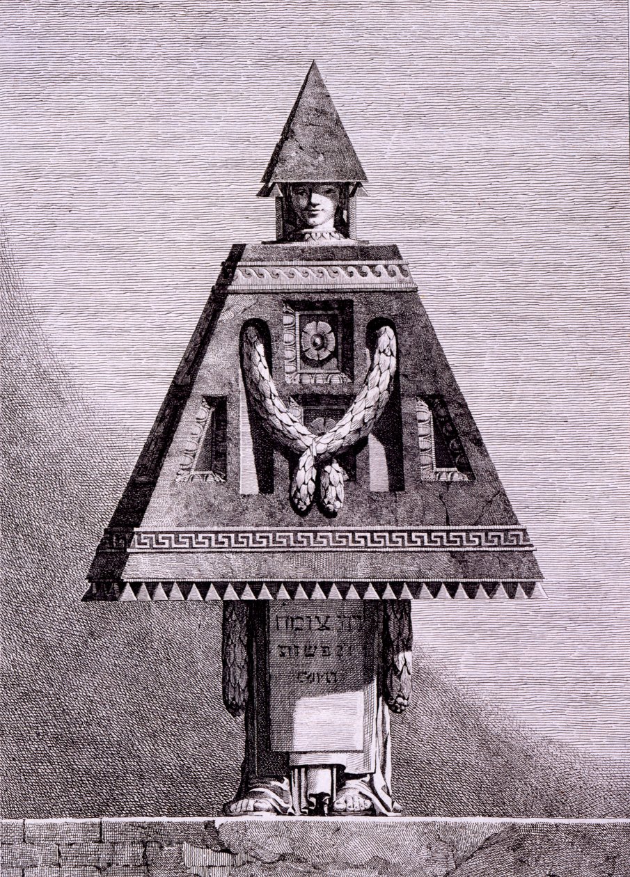 A Young Greek Monk, estampa feita por Benigno Bossi, de &39;Masquerade à la Grecque&39;, publicada em 1771 de Ennemond Alexandre Petitot