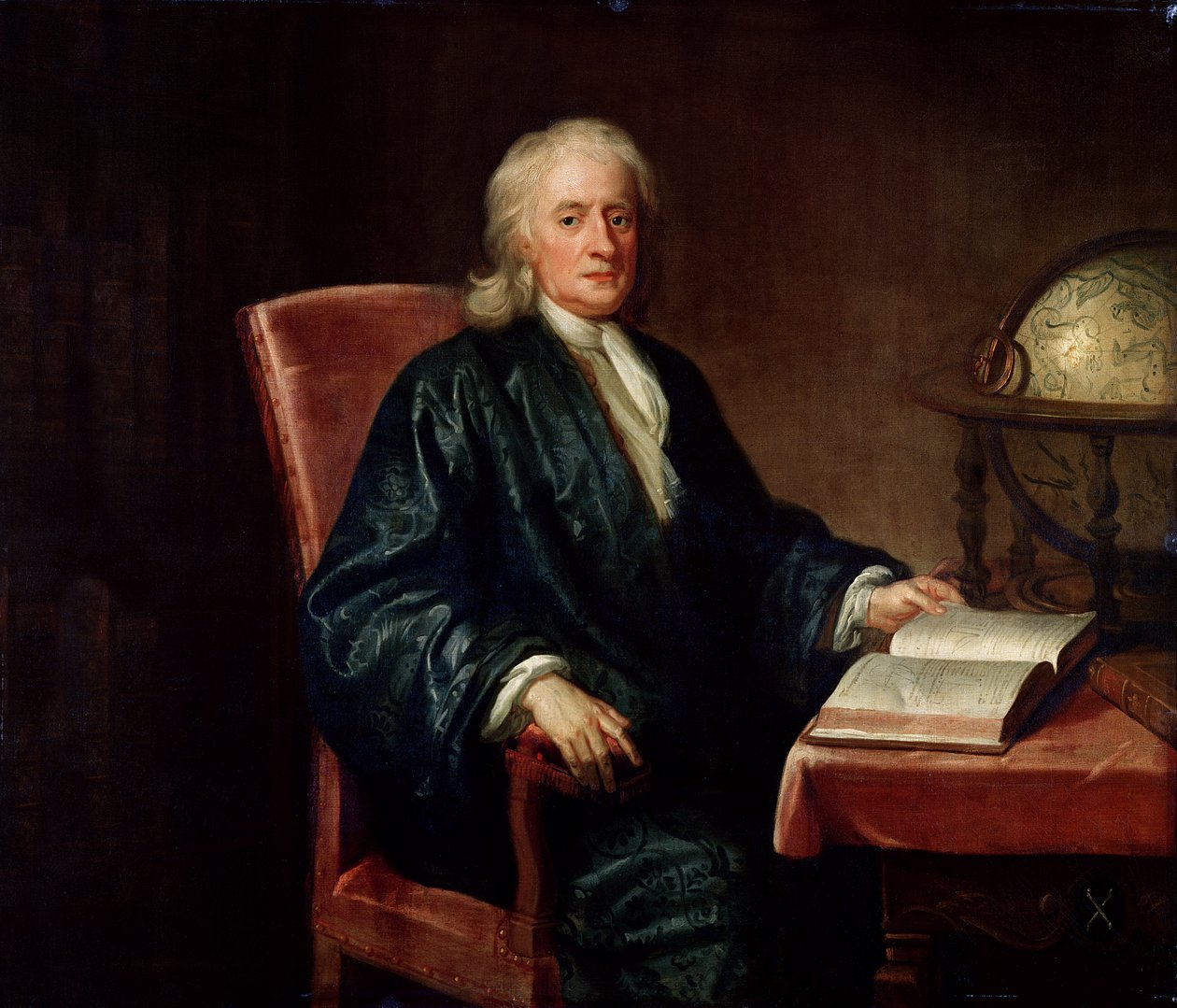 Retrato de Isaac Newton (1642-1727), c.1726 de Enoch Seeman