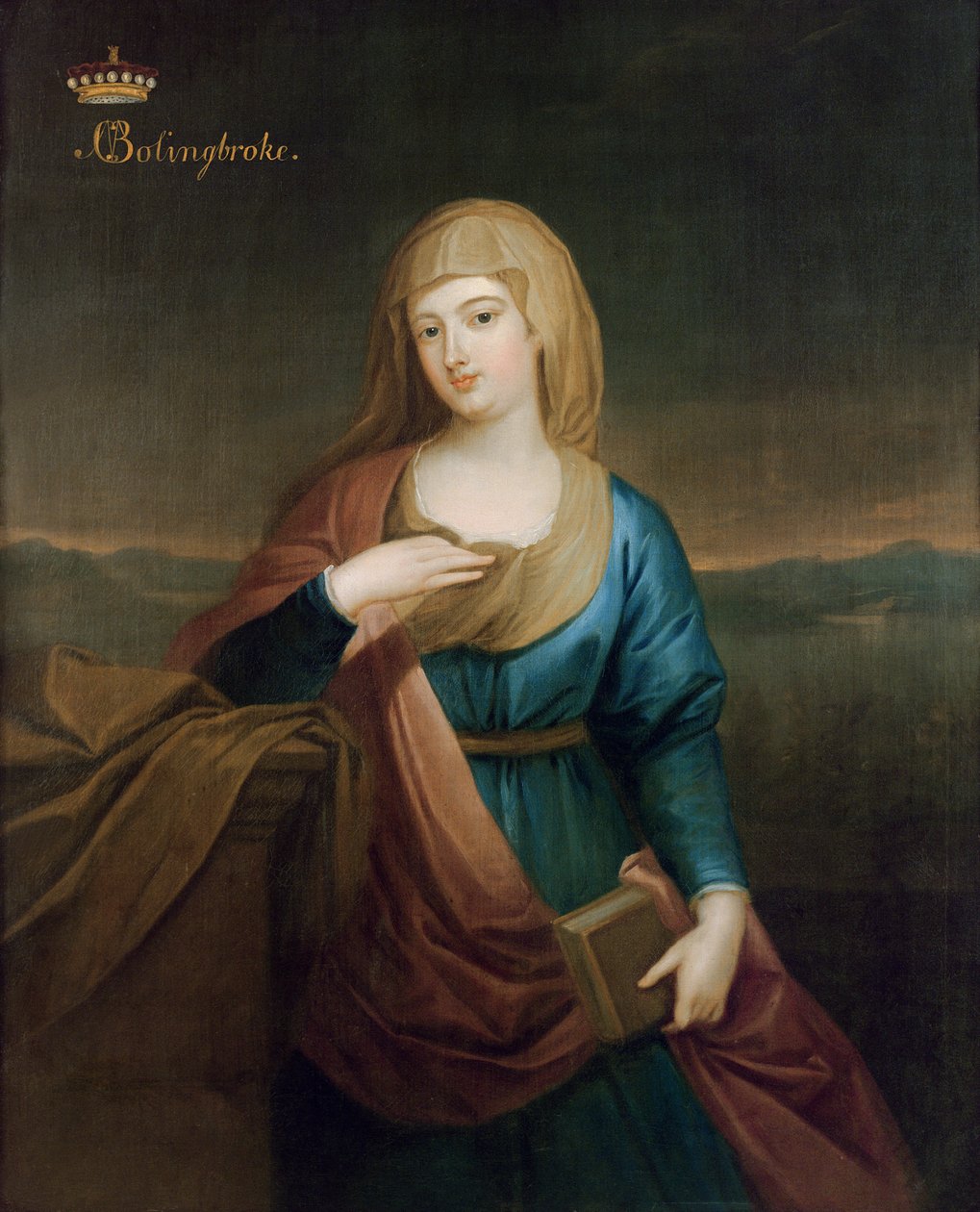 Retrato de Marie Claire Deschamps de Marcilly (1675-1750), segunda esposa de Henry, 1º Visconde Bolingbroke, c.1720 de Enoch Seeman