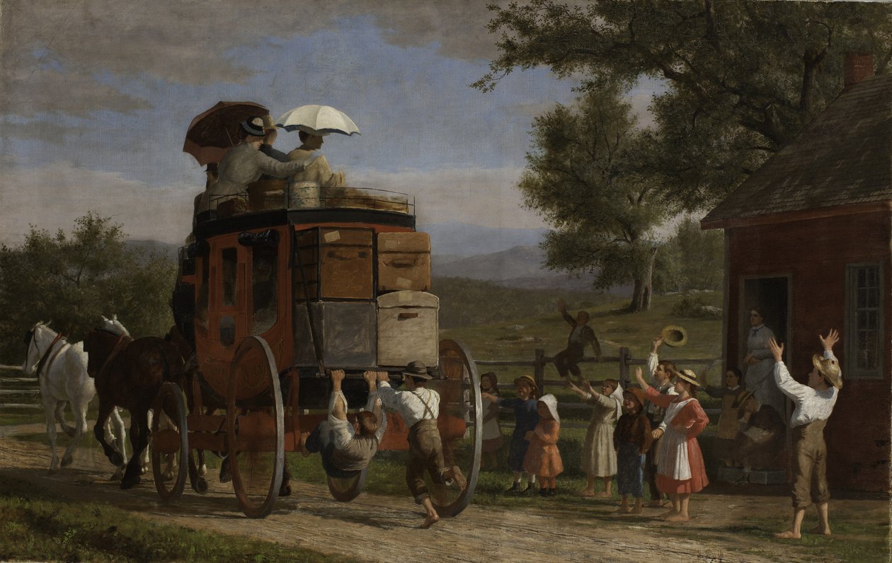 O treinador Pemigewasset, 1899 de Enoch Wood Perry