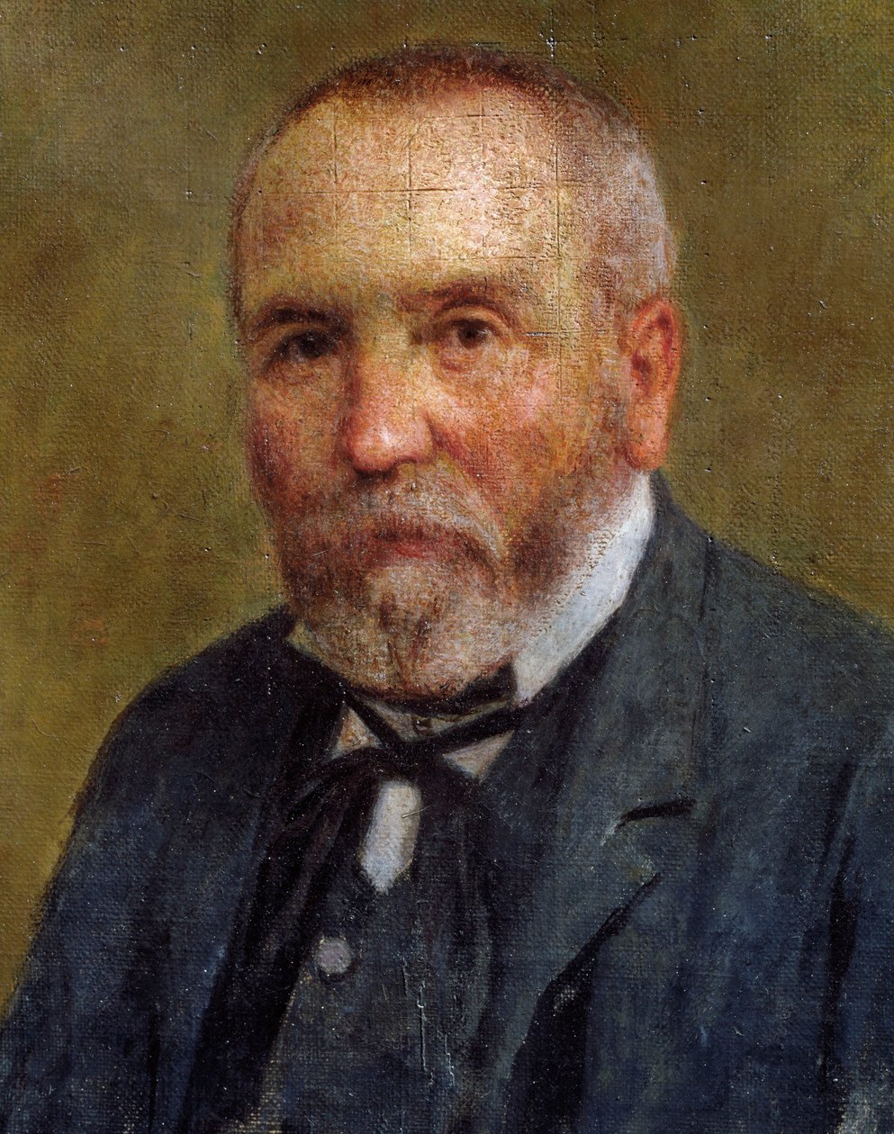 Retrato do meu pai (Giuseppe Cavalli) (óleo sobre tela) de Enrico Cavalli
