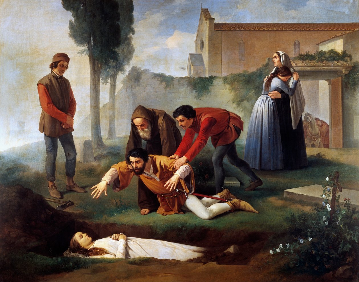 Enterro da Pia de Tolomei de Enrico Pollastrini