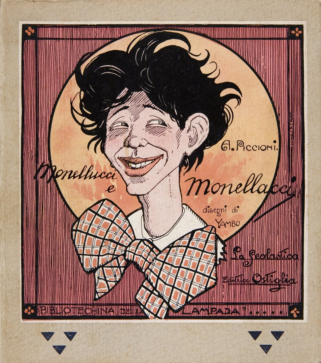 Capa de Monellucci e Monellacci de A. Piccioni de Enrico de aka Yambo Conti Novelli