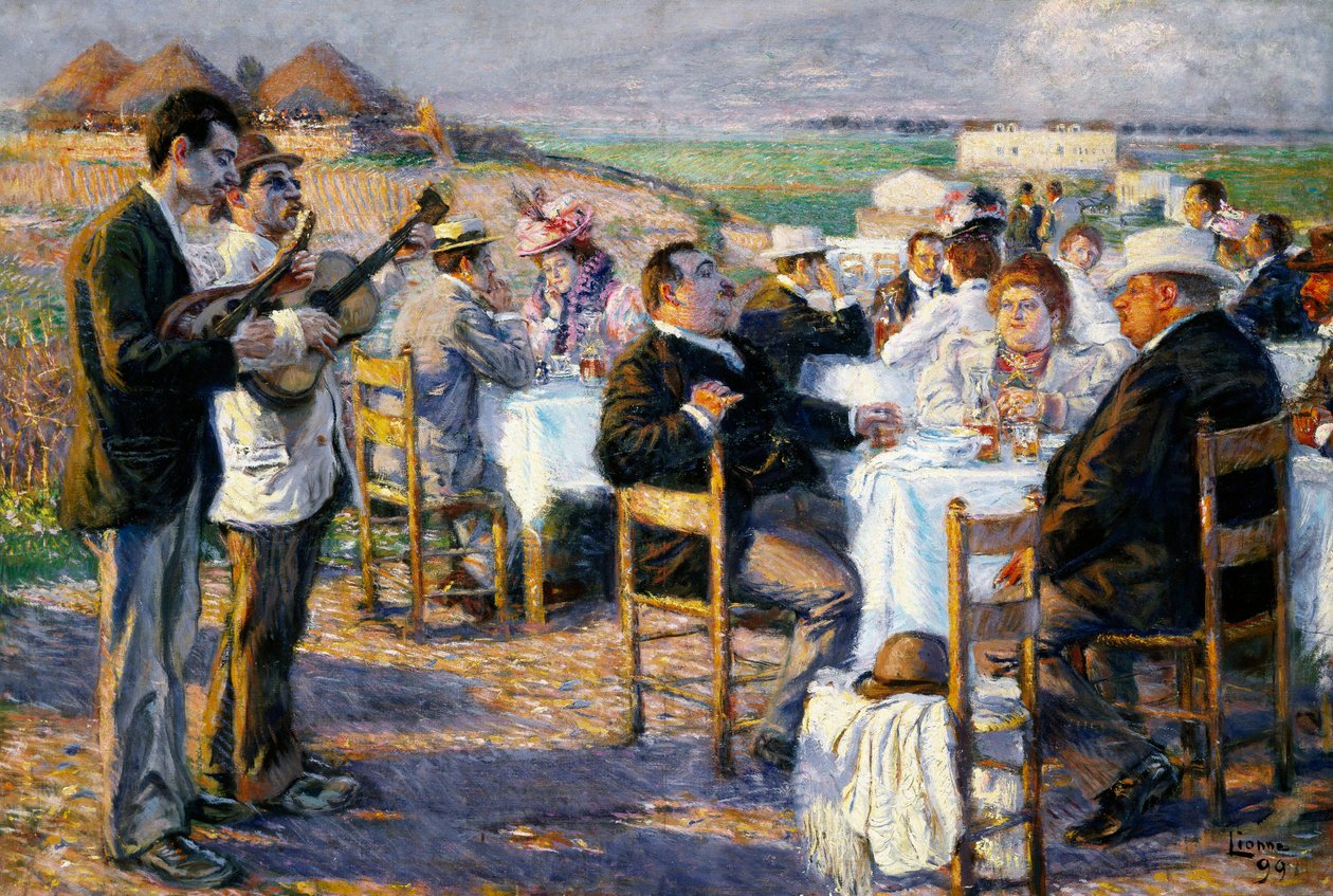 Gordo e fino (1899, óleo sobre tela) de Enrico della Lionne