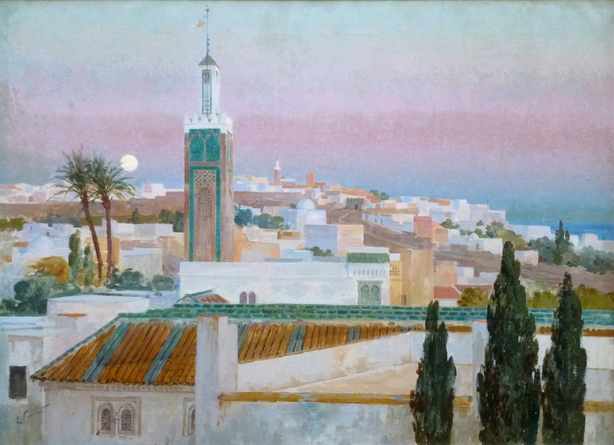 Atardecer en TangerTangier ao entardecer de Enrique Simonet