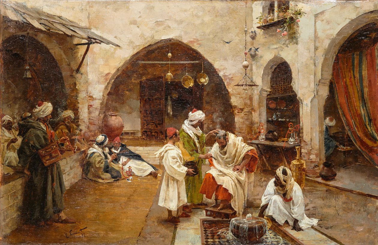 O barbeiro do zocoBarber no souk de Enrique Simonet