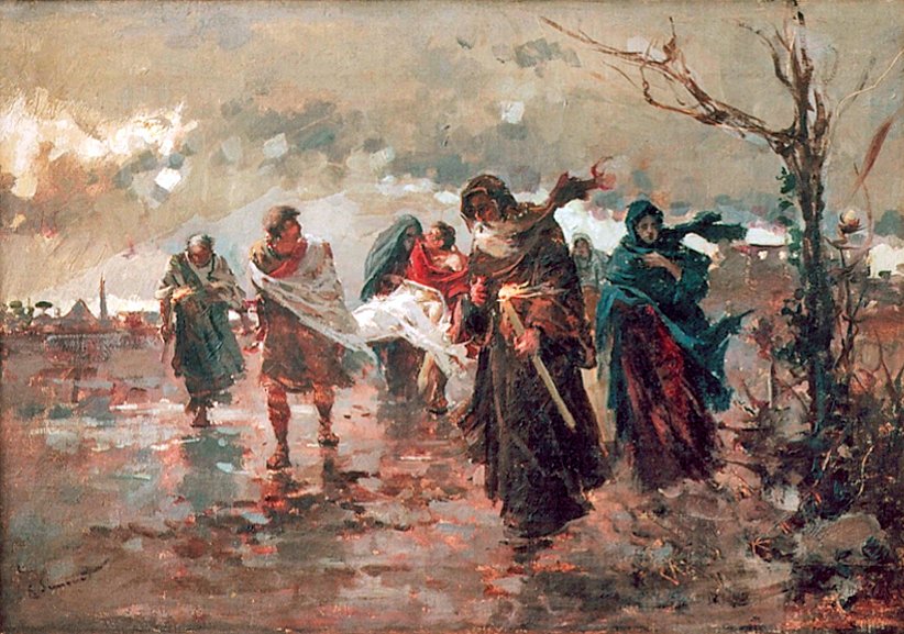 O enterro do enterro de San LorenzoSaint Lawrence de Enrique Simonet