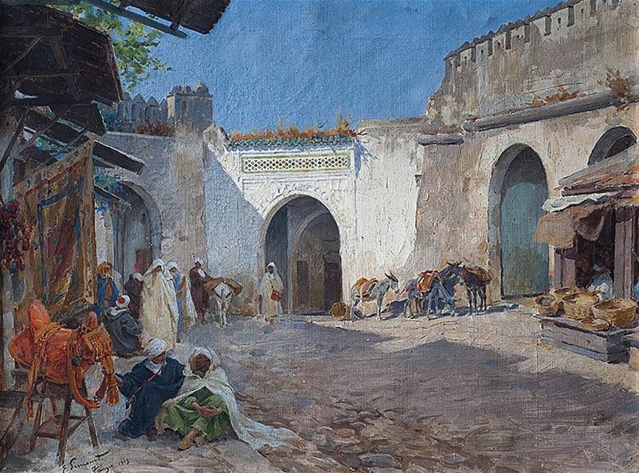  Mercado de TangerTangier Market de Enrique Simonet