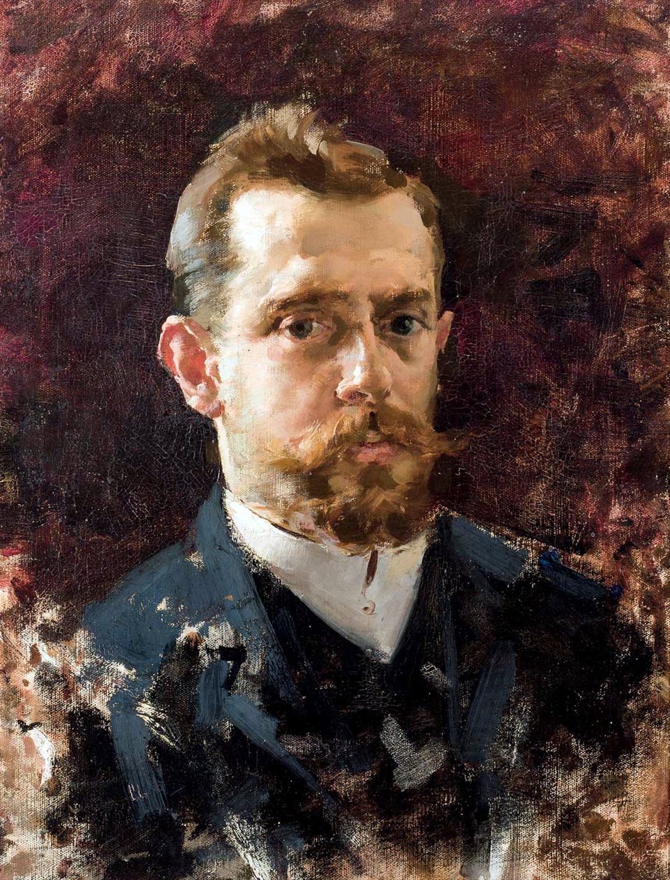 Retrato de Antonio, irmão do artistaPortrait de Antonio, irmão do artista de Enrique Simonet