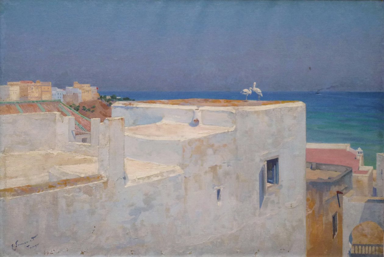 Terraços de TangerTerraces of Tangier de Enrique Simonet