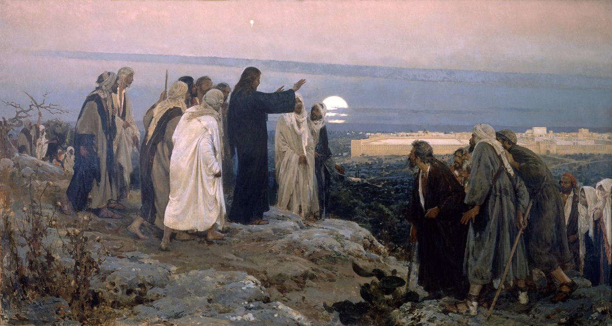 Chorou sobre a sua linguagem; Ele chorou sobre ela de Enrique Simonet