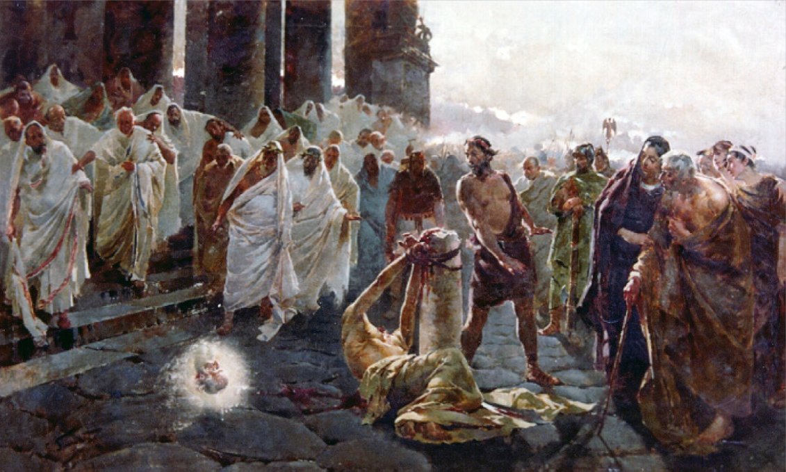 Esboço da decapitação de São Paulo de Enrique Simonet