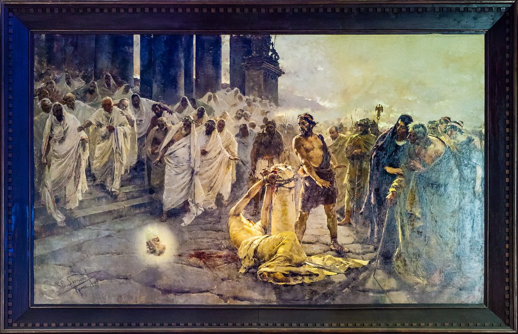 A decapitação de São Paulo de Enrique Simonet