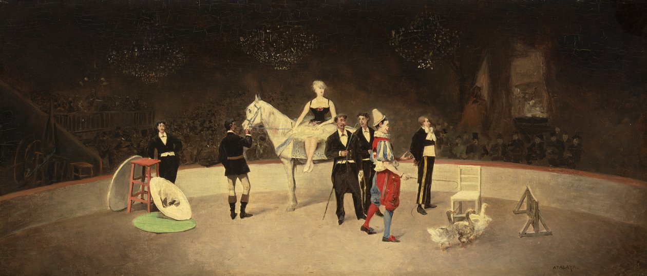 Cena de circo, c.1890 de Enrique Atalaya González