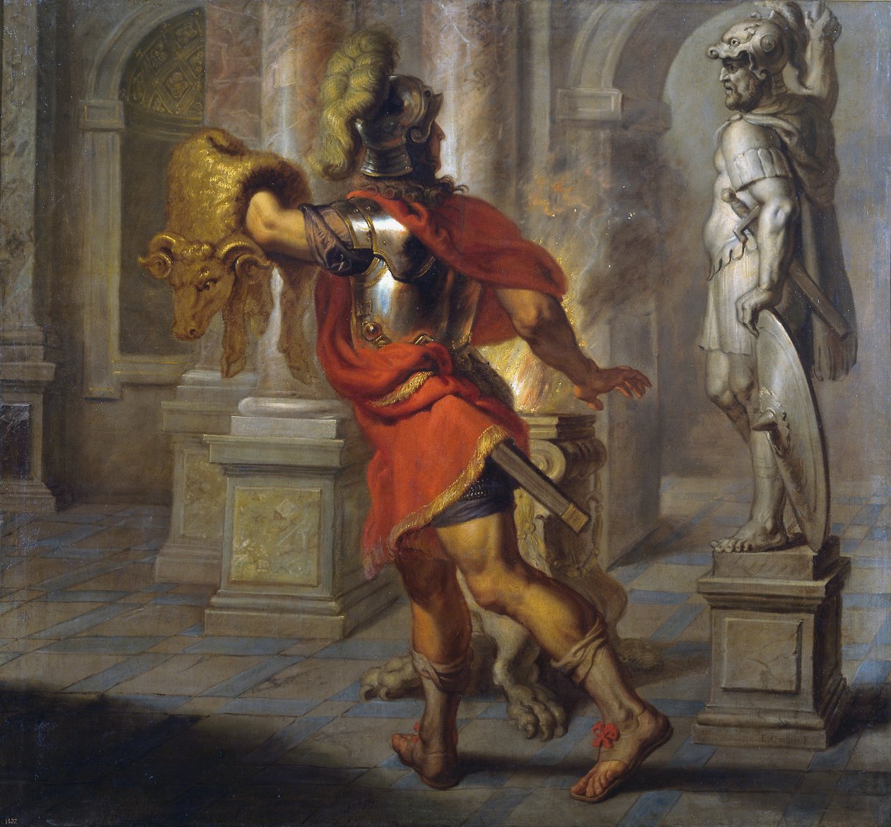 Jason com o Velocino de Ouro de Erasmus Quellinus II