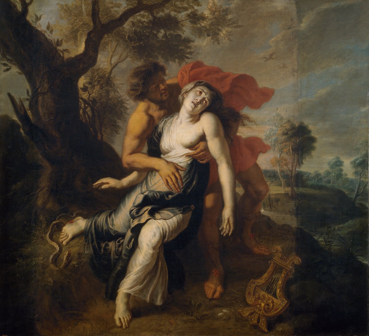 A morte de Eurydice de Erasmus Quellinus II