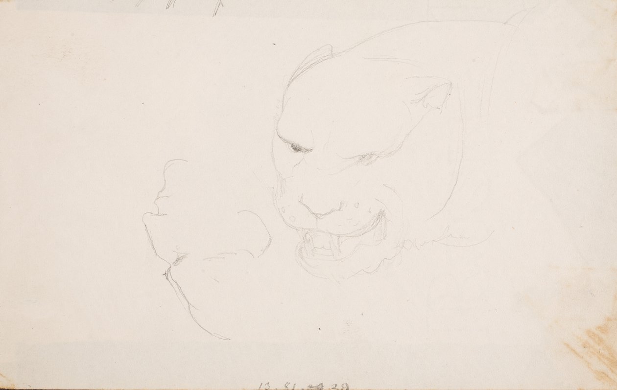 Segundo sketchbook com 9 desenhos de Erasmus von Engert