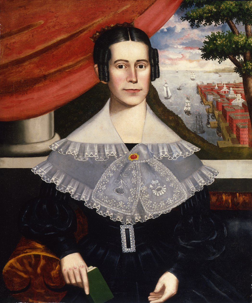 Louisa Galland Cook Moore, 1838 de Erastus Salisbury Field