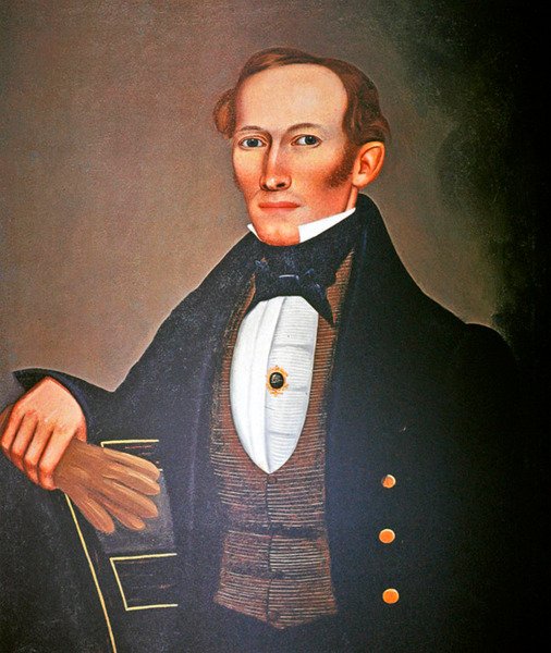 Sr. Pearce, c.1835 (óleo a bordo) de Erastus Salisbury Field