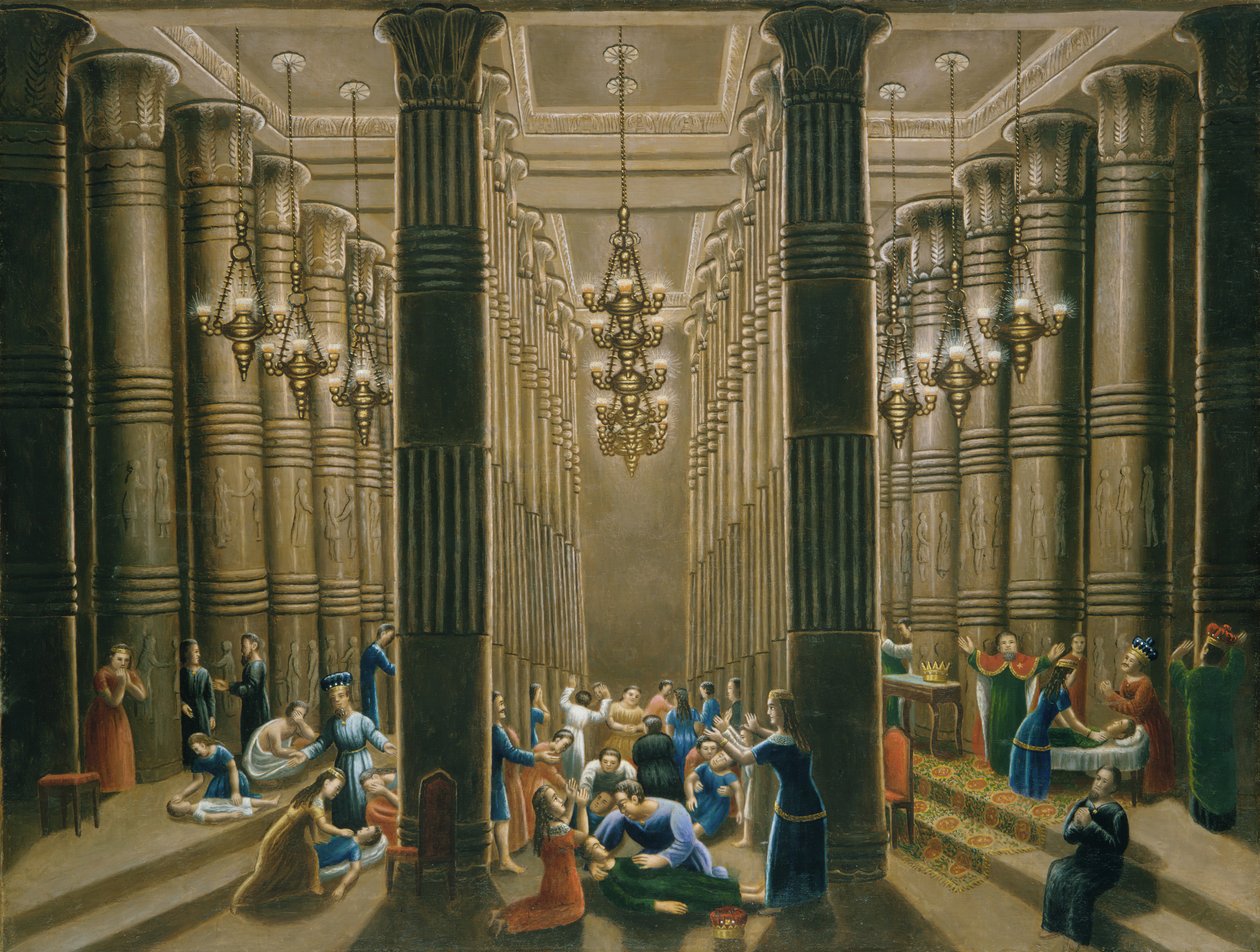 A morte do primogênito, 1865-80. de Erastus Salisbury Field
