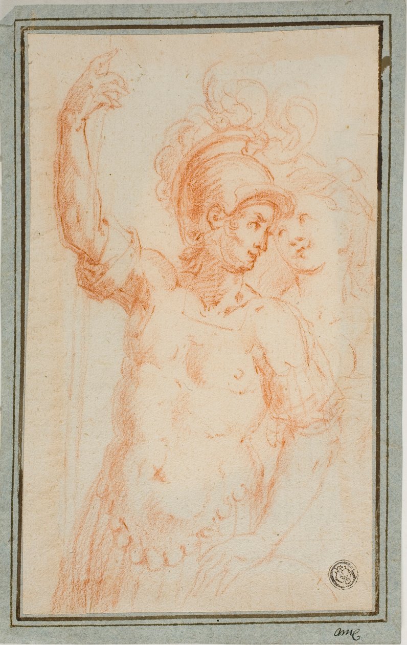 Soldado romano e mulher de Ercole Procaccini the younger