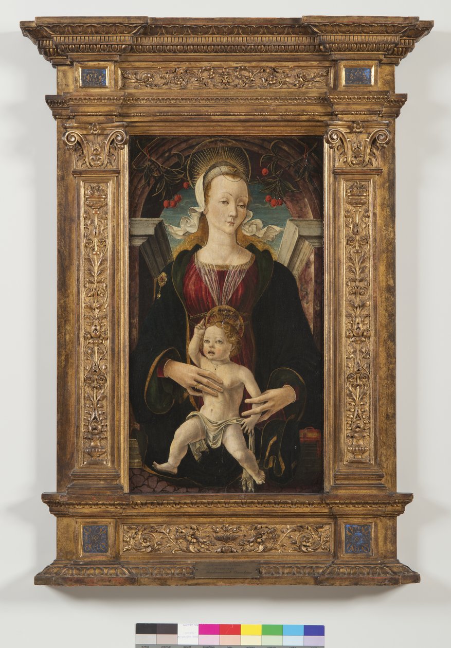 Madonna e criança, 1470-80 de Ercole de Roberti