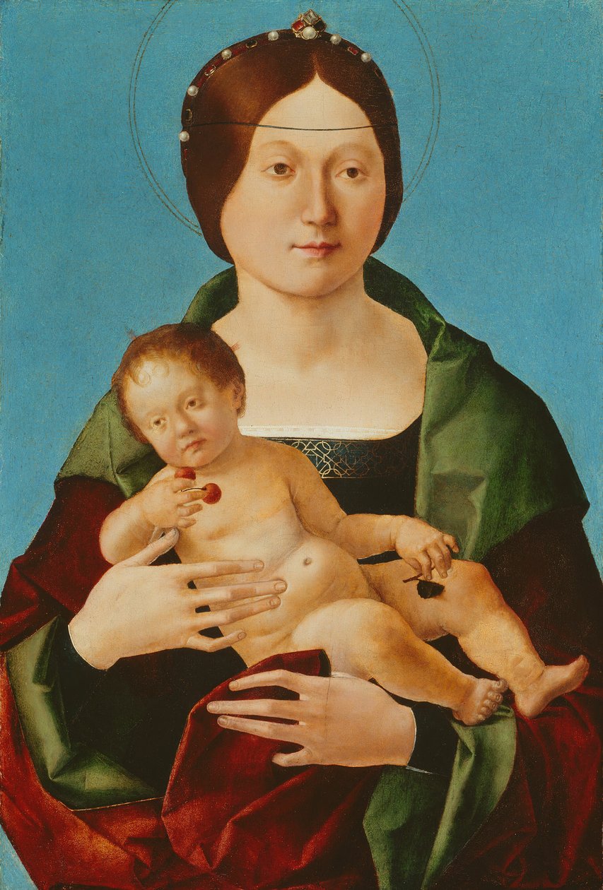 Virgem e Menino, 149096. de Ercole de