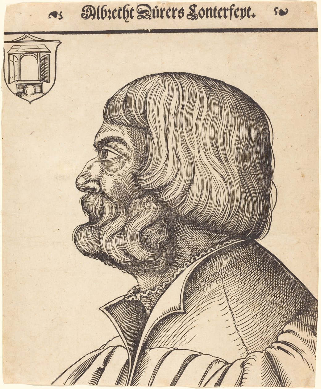 Albrecht Dürer aos cinquenta e seis anos de Erhard Schon