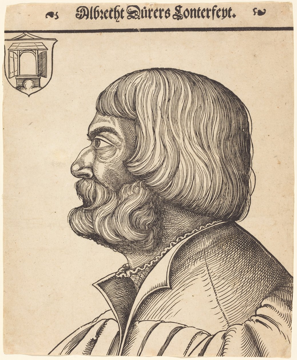 Albrecht Dürer aos cinquenta e seis anos de Erhard Schon