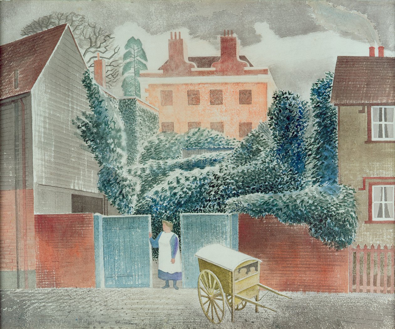 Carrinho de Baker de Eric Ravilious