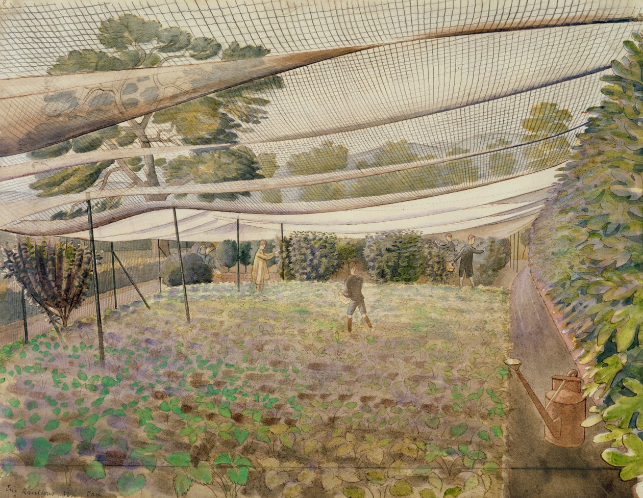 Redes de morango de Eric Ravilious