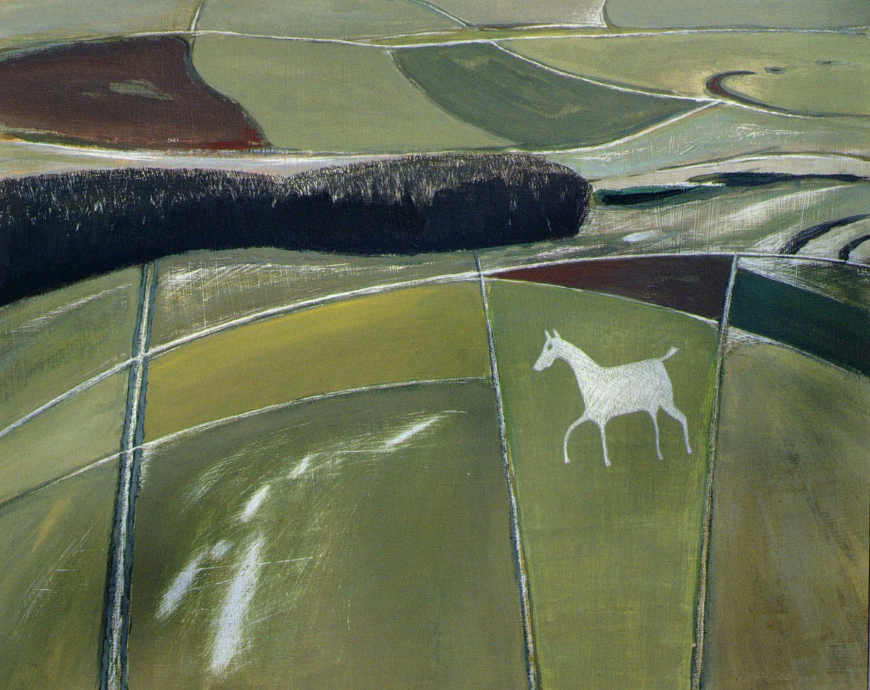 Cavalo branco, cherhill de Eric Contemporary Artist Hains