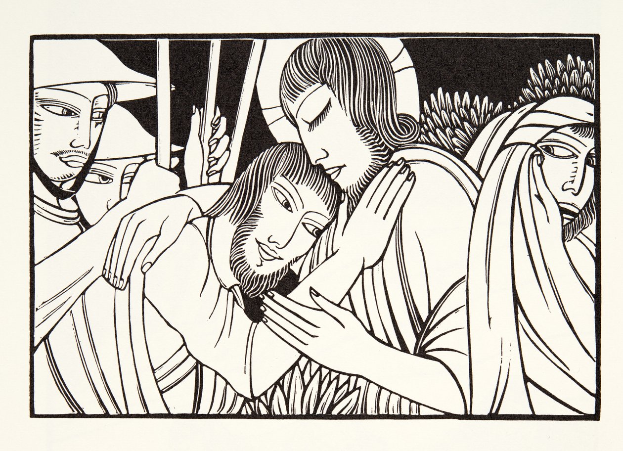 Beijo de Judas de Eric Gill