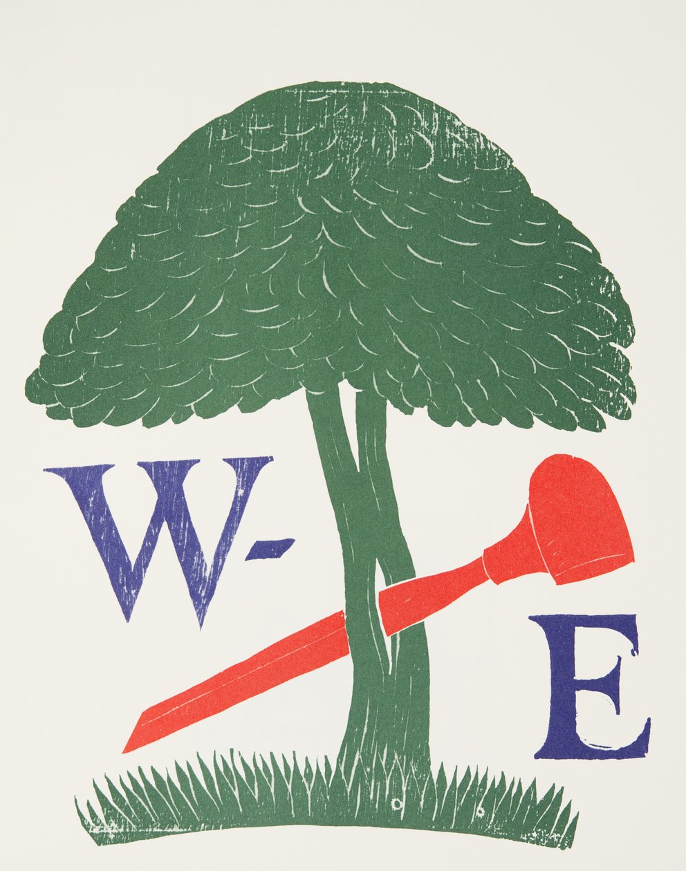 Cartaz para a Sociedade de Gravadores de Madeira de Eric Gill