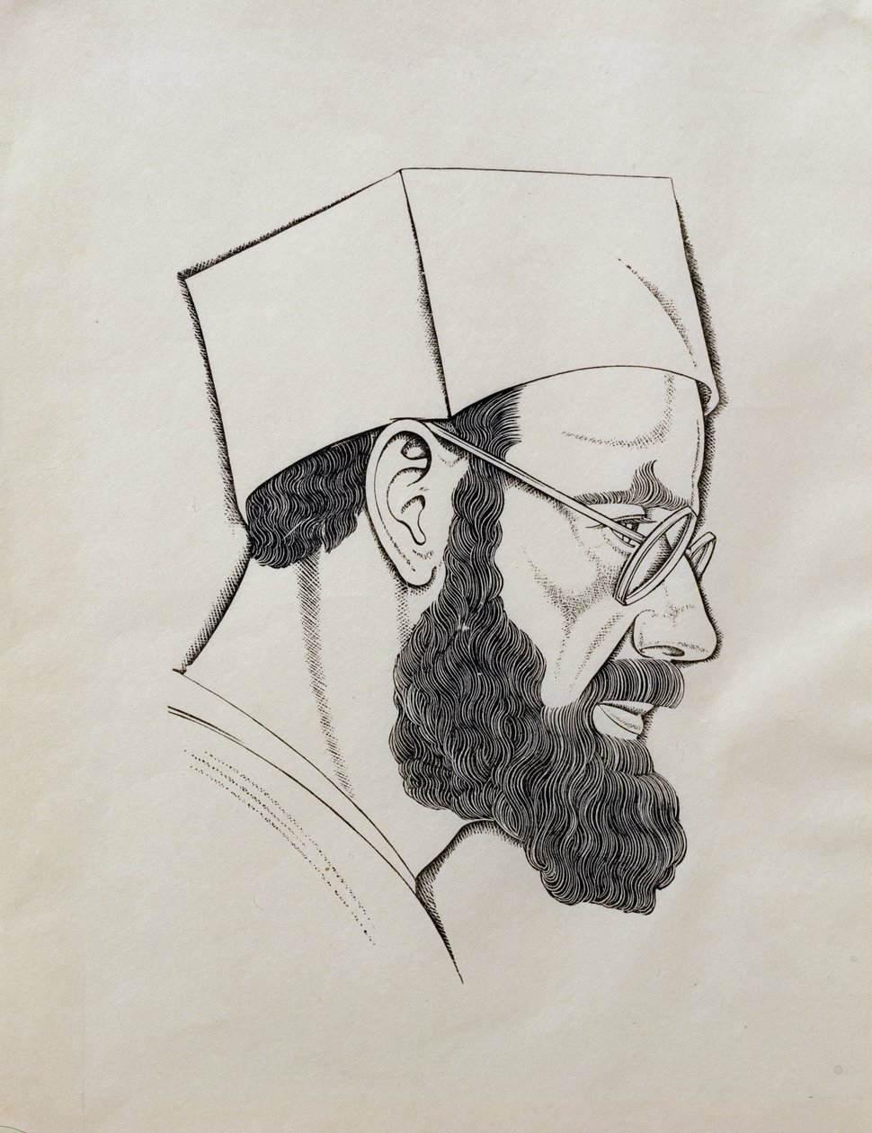 Auto-retrato de Eric Gill